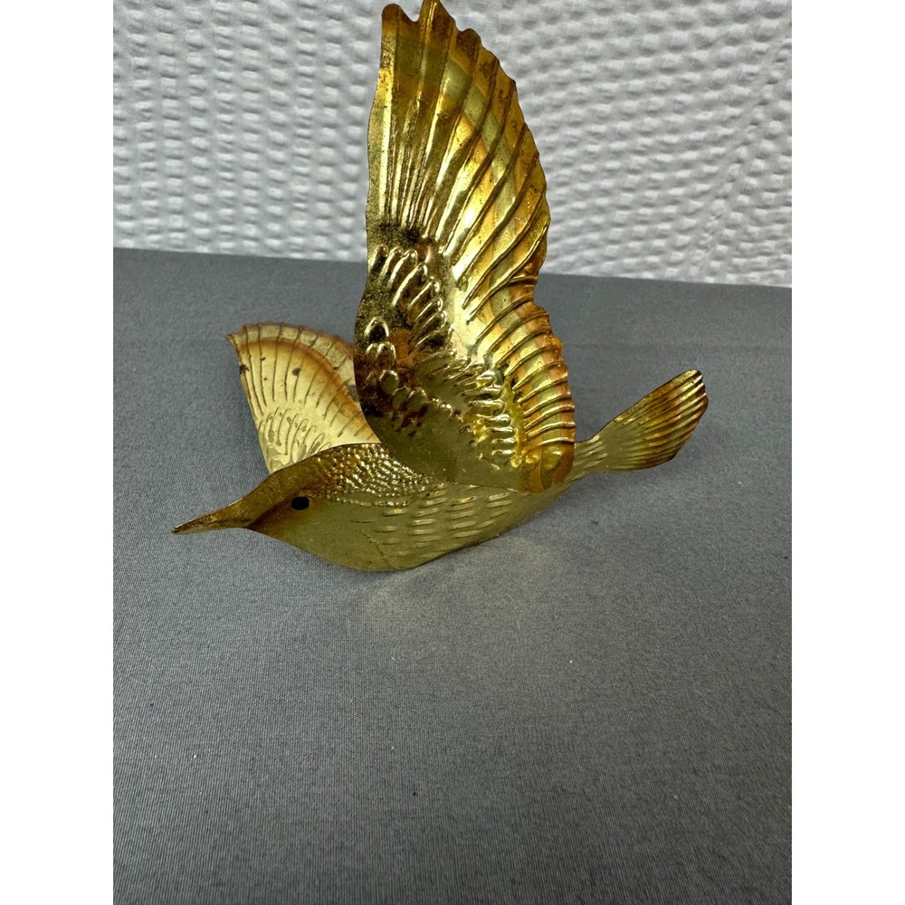 3 Vintage Home Interiors Metal Birds in Flight Wall Hanging Decor Retro MCM - Picture 3 of 9